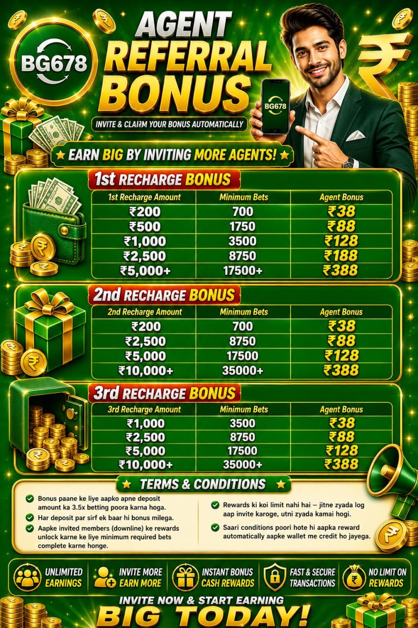 BG 678 Agent Referral Bonus