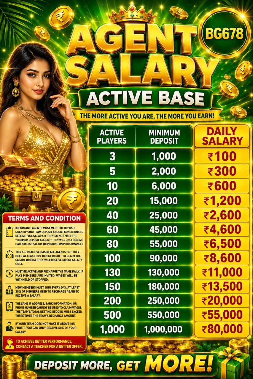 BG 678 Active Base Agent Salary
